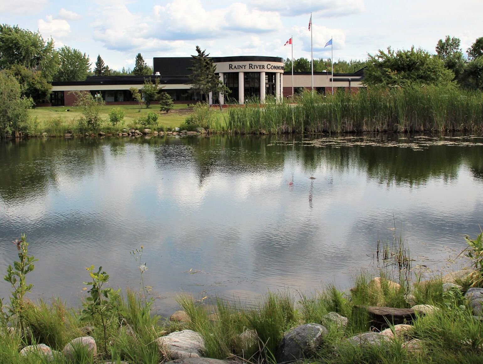 Building at the Rainy River campus.