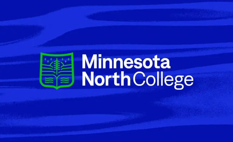 Minnesota North College logo shown with background.