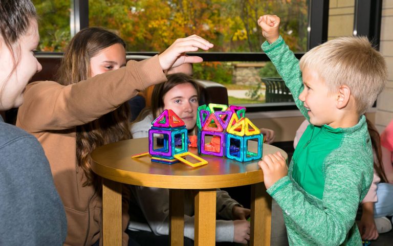 Early Childhood classroom with kids.