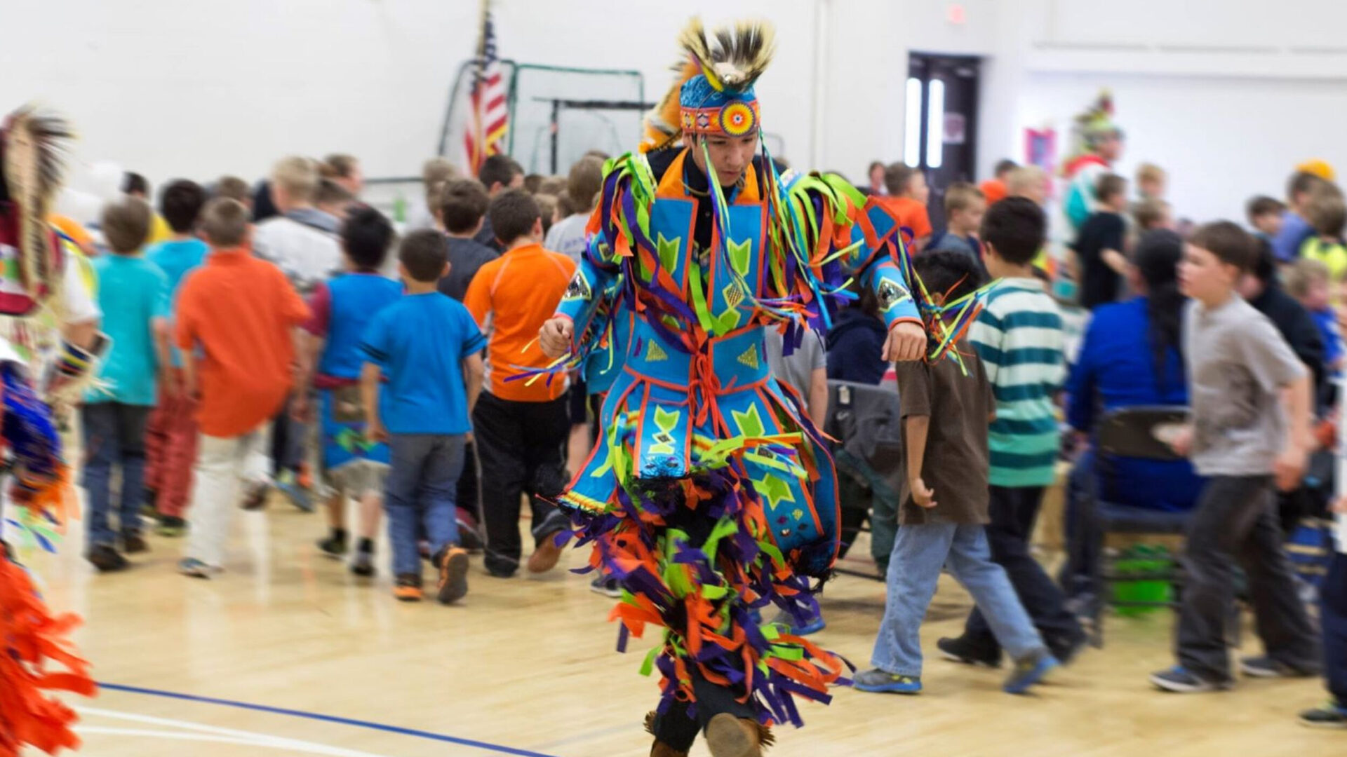 Native American dancing for the Indigenous Studies program.