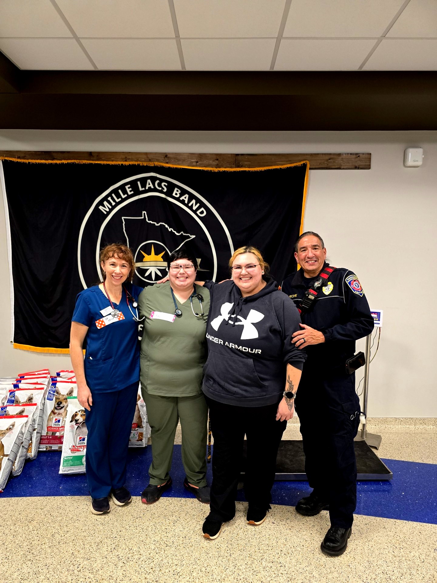 Faculty and staff from the MNC Vet Tech Program pose for a photo